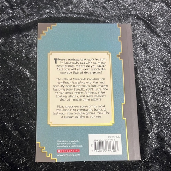 Minecraft Construction Handbook - Blue and Gold $15 - Picture 2 of 7